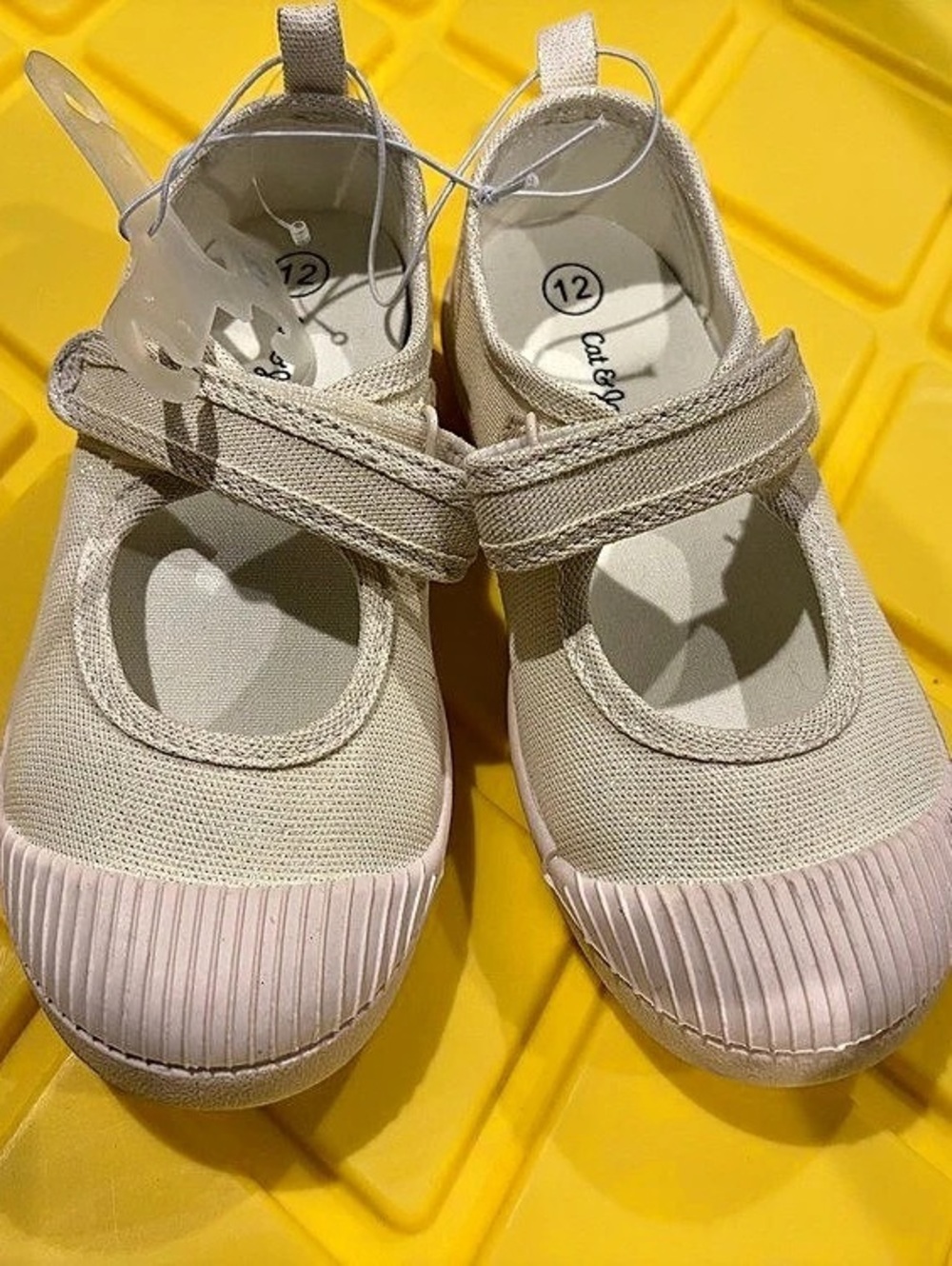 Cat & Jack Marina Hook-and-Loop Closure Mary Jane Sneakers Marina Mary Jane